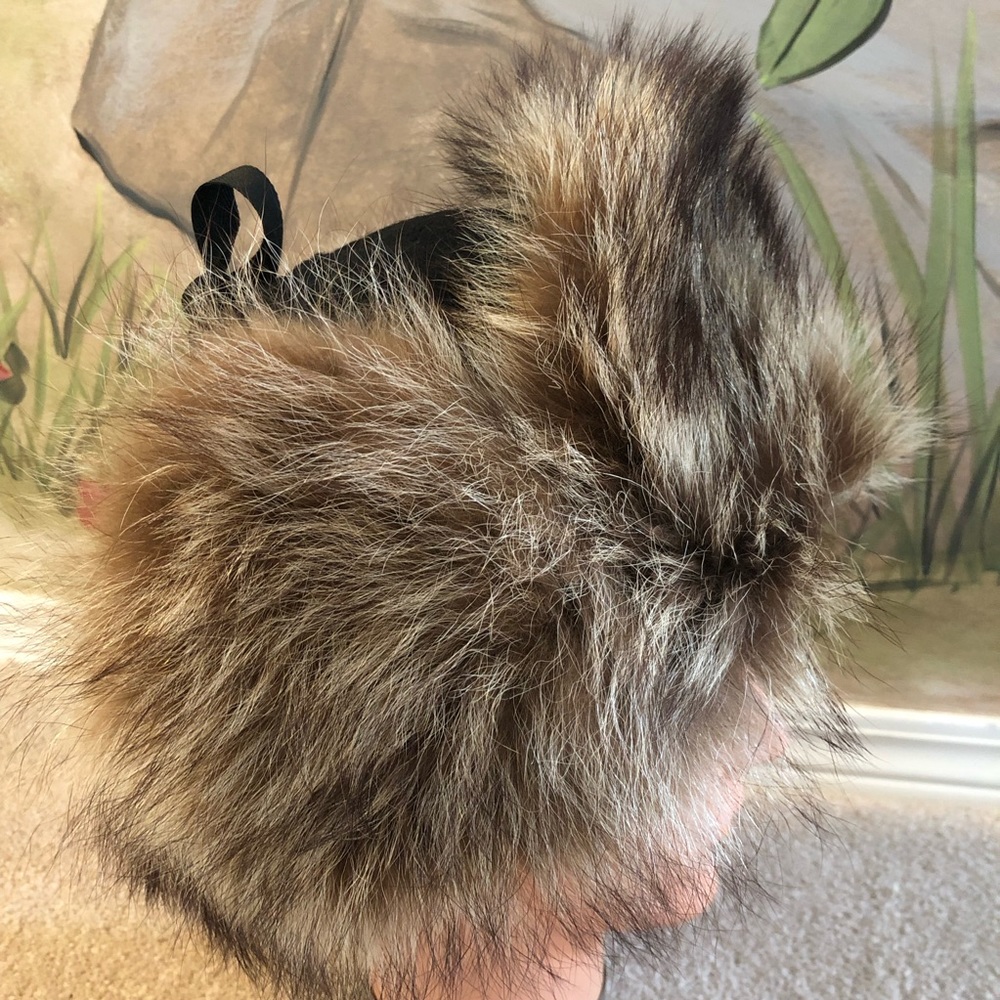 Raccoon Aviator Hat with Melton top